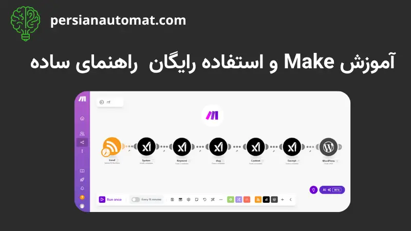 آموزش Make و استفاده رایگان راهنمای ساده