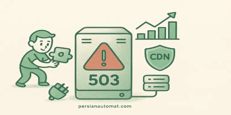 رفع خطای 503 (Service Unavailable) در وردپرس