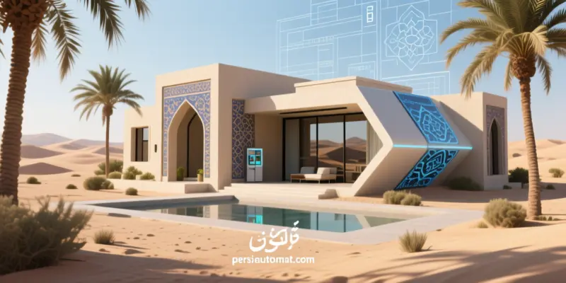 معماری هوش مصنوعی در امارات؛ کانسپت اقامتگاه بوم‌گردی با الهام از سنت‌های ایرانی (تصویری)