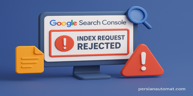 حل ارور Index Request Rejected در گوگل سرچ کنسول