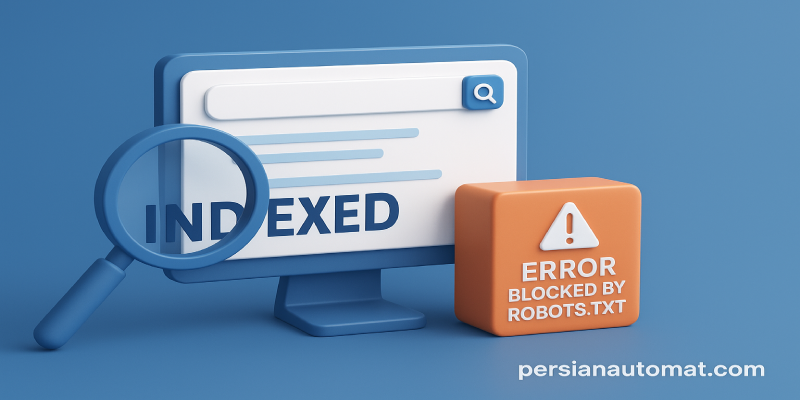 رفع ارور Indexed though blocked by robots.txt