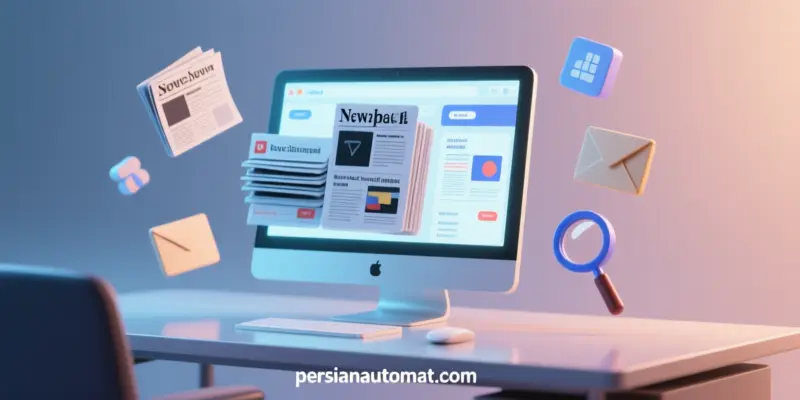 استخراج اخبار و مقالات از وبسایت‌های خبری